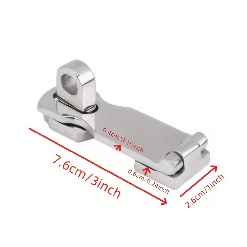 316 Stainless Steel Swivel Hasp for Boat Trailer & Hatch Doors