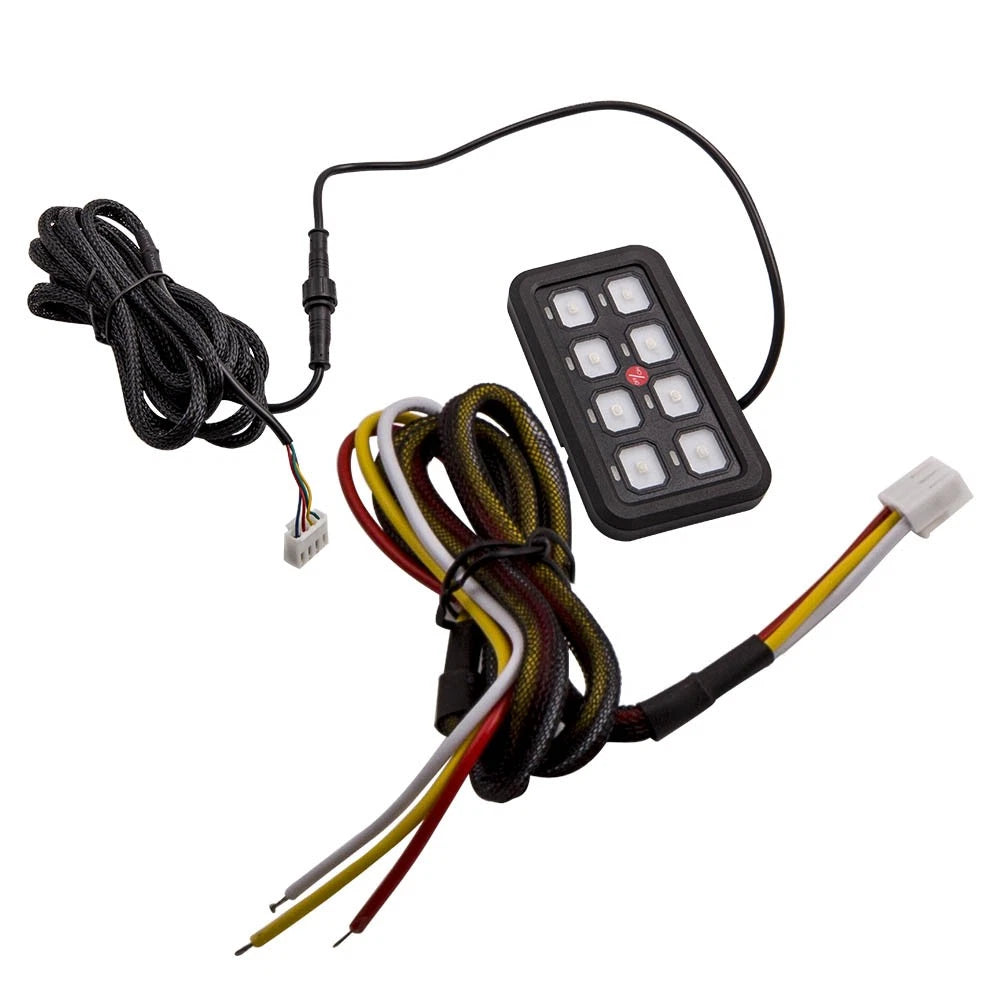 8 Gang Rocker Switch Panel for Off-Road Truck UTV ATV Boat (Universal)