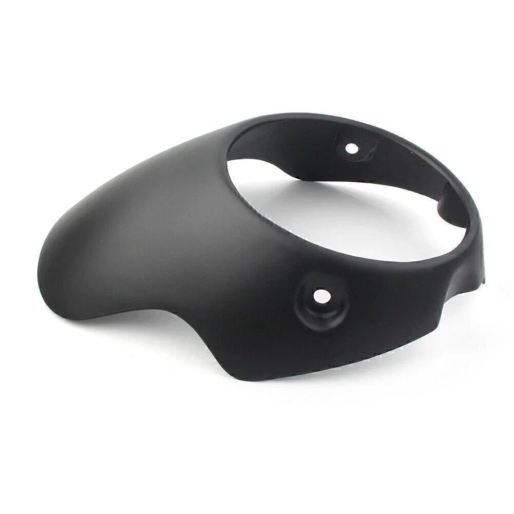 7" Matte Black Front Headlight Fairing Cover for T100 T12