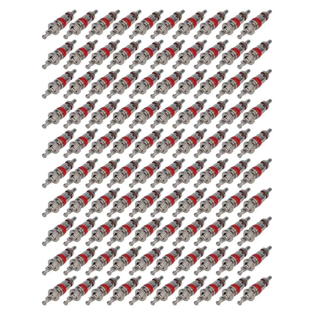 Zinc Alloy Valve Core 100-Pack for Car Tire Valve