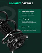 Front Shocks Struts Coil Spring Assembly for Nissan Rogue Select (2014–2015)