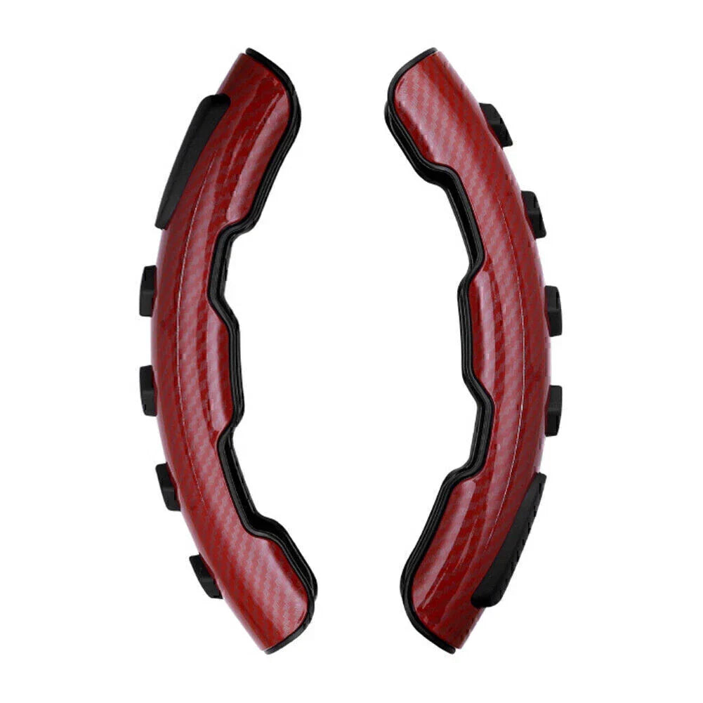 Red ABS Non-Slip Steering Wheel Covers for Honda Civic Accord CR-V