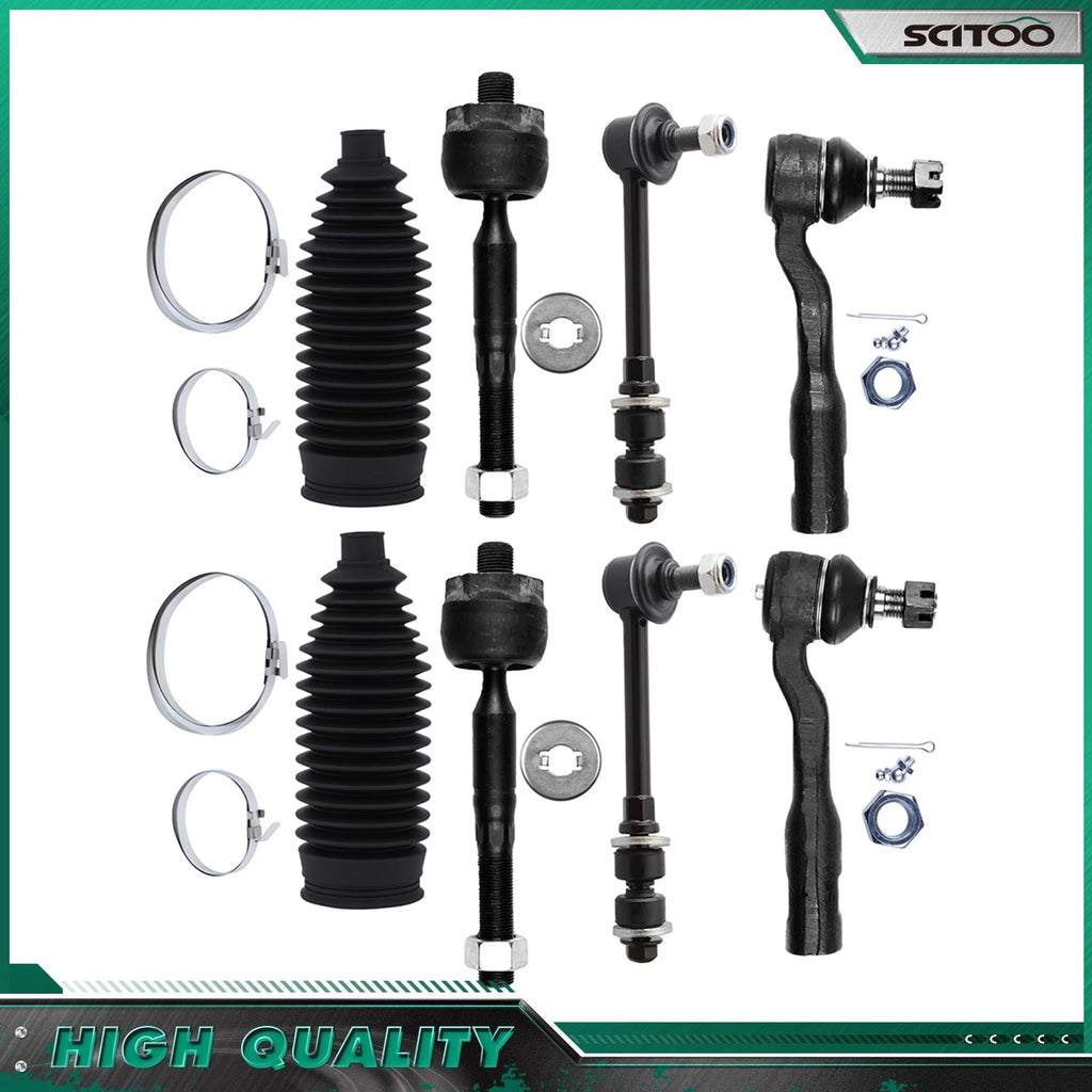 Front Complete Struts Sway Bar Tie Rod End Kit for Toyota Tundra (2003–2006)
