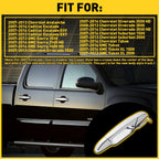 Exterior Door Handle for Chevrolet Silverado 1500 (2007–2013) Passenger Side Rear