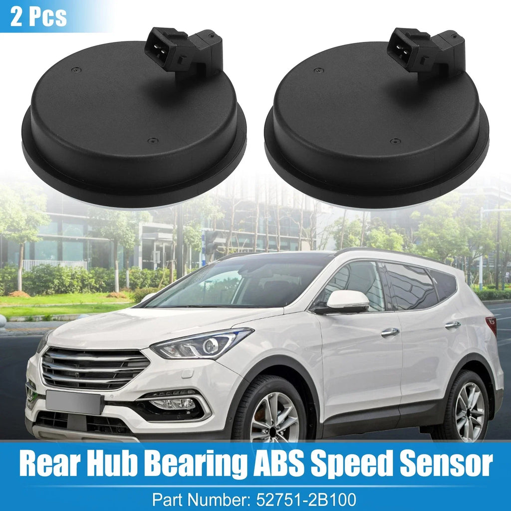2 x Rear Hub Bearing ABS Speed Sensors for Hyundai Santa Fe & Kia (2001-2023)