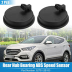2 x Rear Hub Bearing ABS Speed Sensors for Hyundai Santa Fe & Kia (2001-2023)
