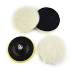 5 x Buffing Waxing Polishing Wool Pads for Car Polishing Machine