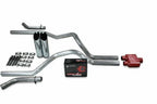 2.5" Dual Exhaust Kit for Dodge Ram 1500 (2019–2025) Cherry Bomb Extreme Slash Tip
