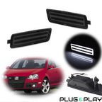 Smoke White LED Front Corner Side Marker Light for VW Jetta (2005–2010)
