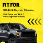 Set of 4 Mud Flap Guard Delete Covers for Silverado 1500 (2019–2025)