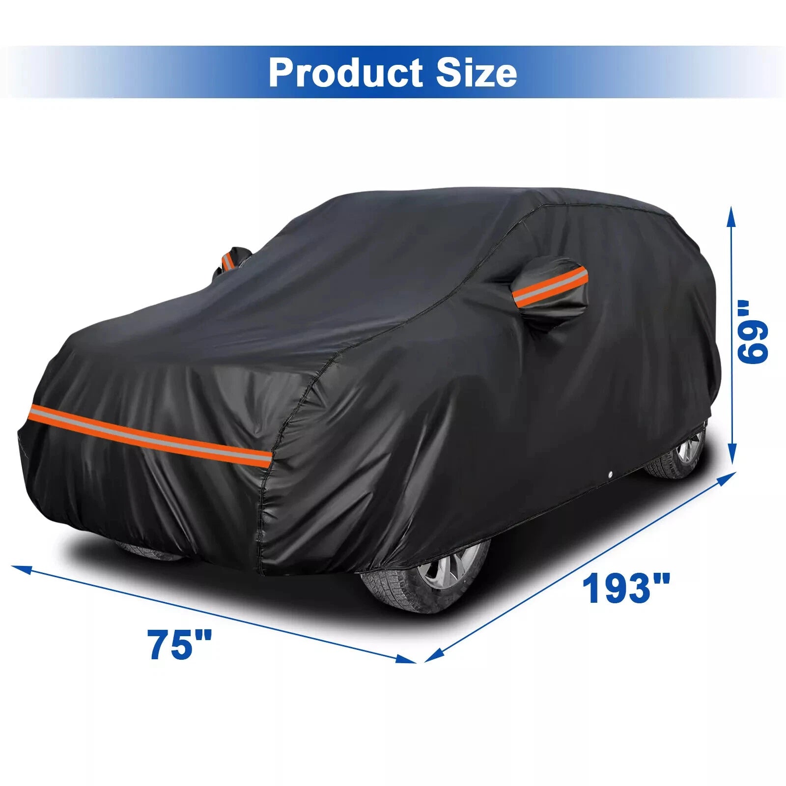 Full Car Cover for Jeep Grand Cherokee (2011–2021) Waterproof UV Resistant