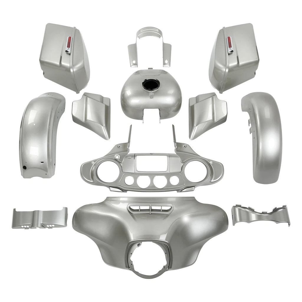 Fairings Body Work Kit for Harley Street Glide (2014–2023) Silver Fortune