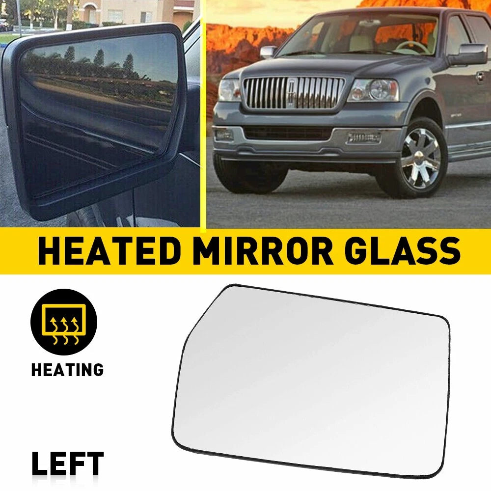 Driver Left Side Power Mirror Glass for Ford F150 Mark LT (2004–2010)