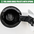 Fuel Door Hinge Pin Kit for Ford (2004–2004) 4L3Z-9927936-BA Stainless Steel