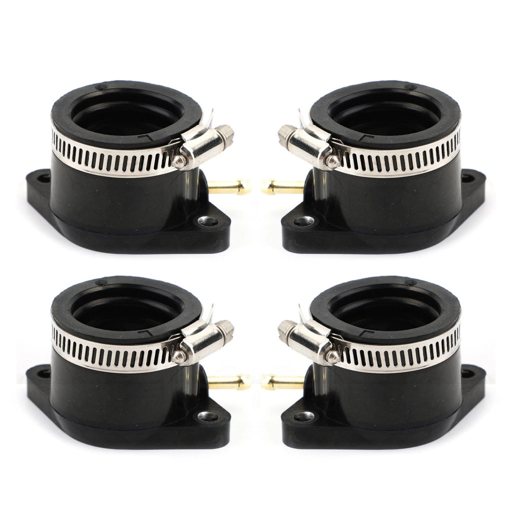Set of 4 Intake Manifold Carb Clamps for Yamaha XJ650 (1982–1983) & XJ750 (1981–1983)