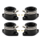 Set of 4 Intake Manifold Carb Clamps for Yamaha XJ650 (1982–1983) & XJ750 (1981–1983)