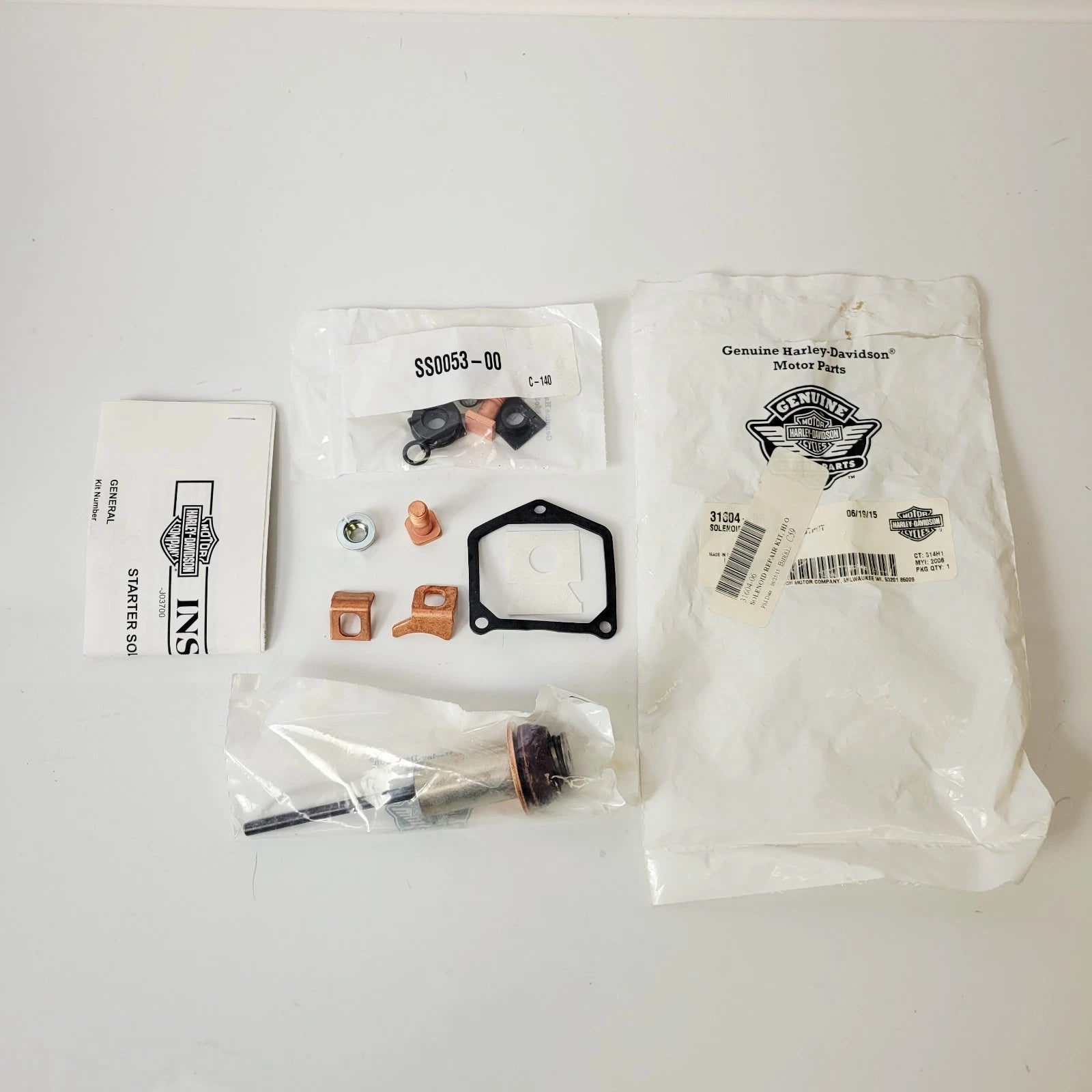 Starter Solenoid Repair Kit for Harley Twin Cam Touring Softail (2007–2017) 31604-06