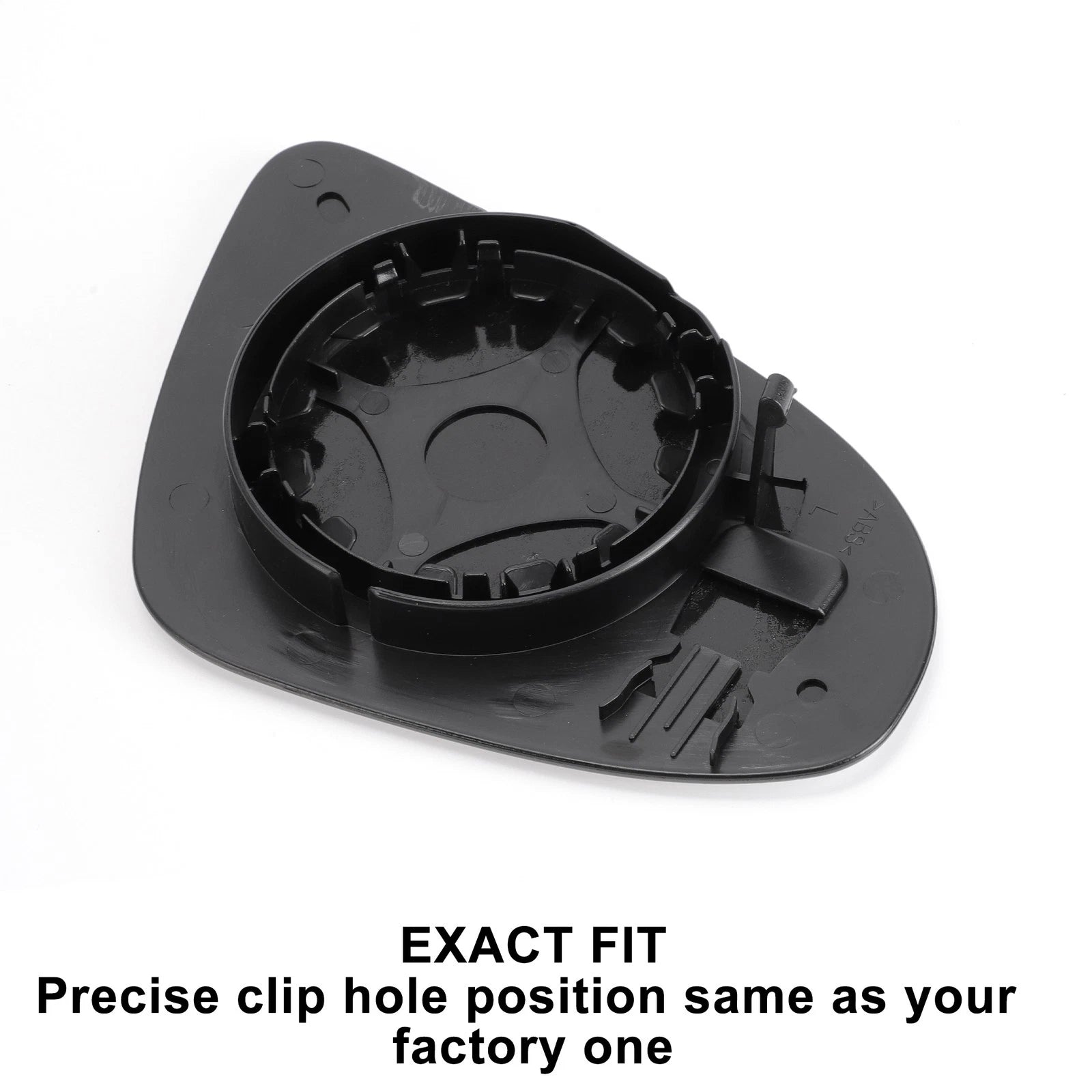 Left Side White Mirror Glass for Peugeot 108 (Non-heated)