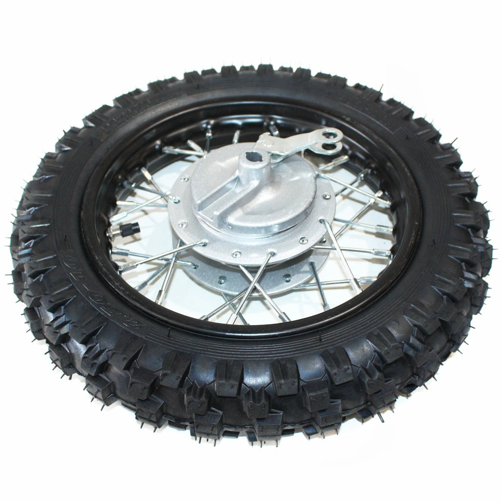 10" Front Drum Brake Wheel Rim + Tyre for PIT PRO Trail Dirt Bike (2.50-10)