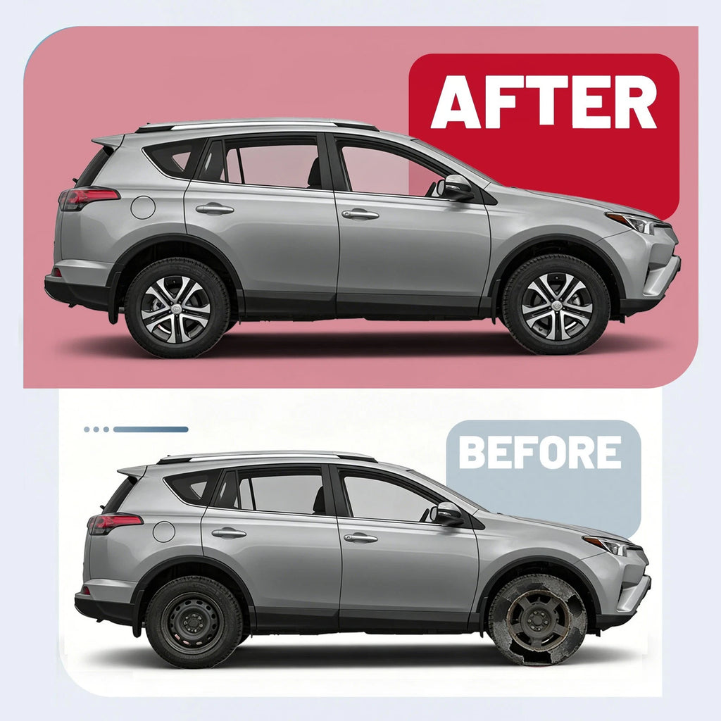 Set of 4 17" Wheel Skins for Toyota RAV4 (2013-2018)