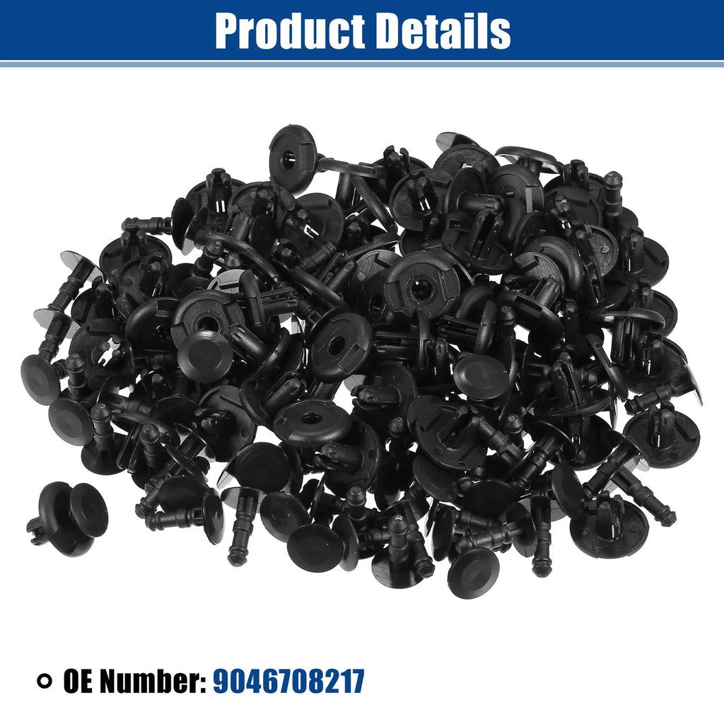 80 Pcs Radiator Cover Retainers Clips for Toyota 4Runner (No. 9046708217)