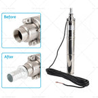 3" 48V 750W MPPT Solar Submersible Bore Pump for Deep Well (15M)