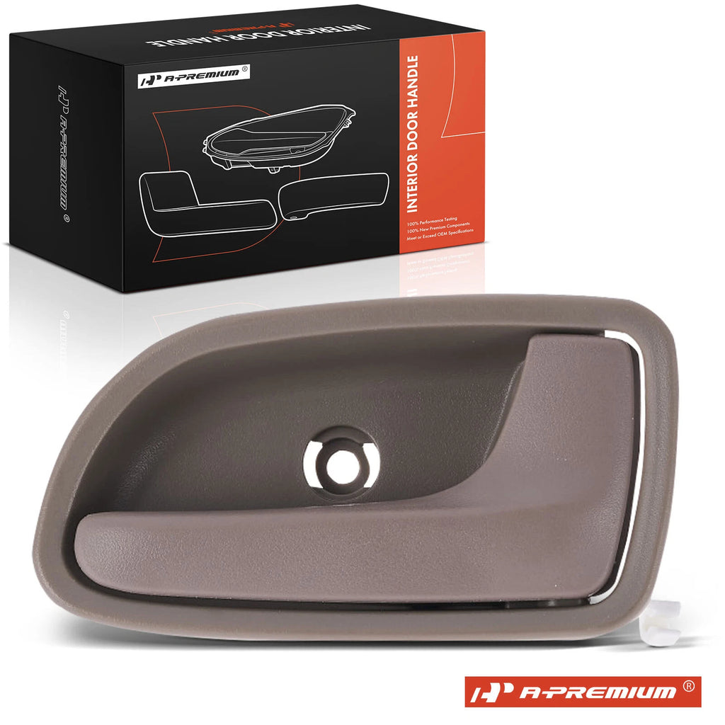 Rear Right Beige Plastic Interior Door Handle for Kia Rio (2002–2005)