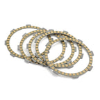 Clutch Kit Steel & Friction Plates for Yamaha XT125 RT100 RS100 TZR80 YBR125 (–)