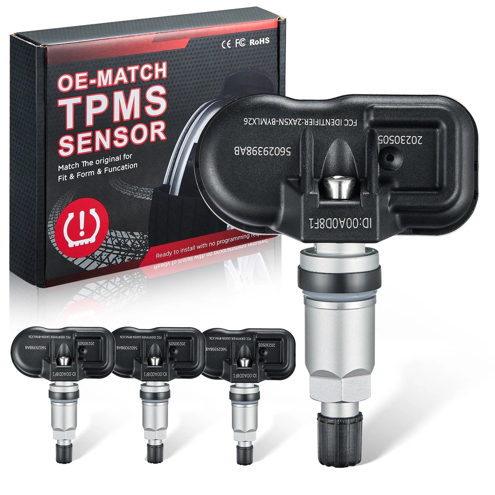 TPMS Tire Pressure Sensors Set for 1970-1974 Dodge Charger (1970–1974)