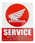 Tin Sign for Honda Motorcycles (Vintage Retro Style)