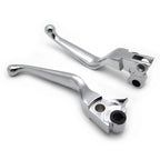Chrome Brake Clutch Hand Levers for Harley XL (1996–2003), Softail (1996–2014)
