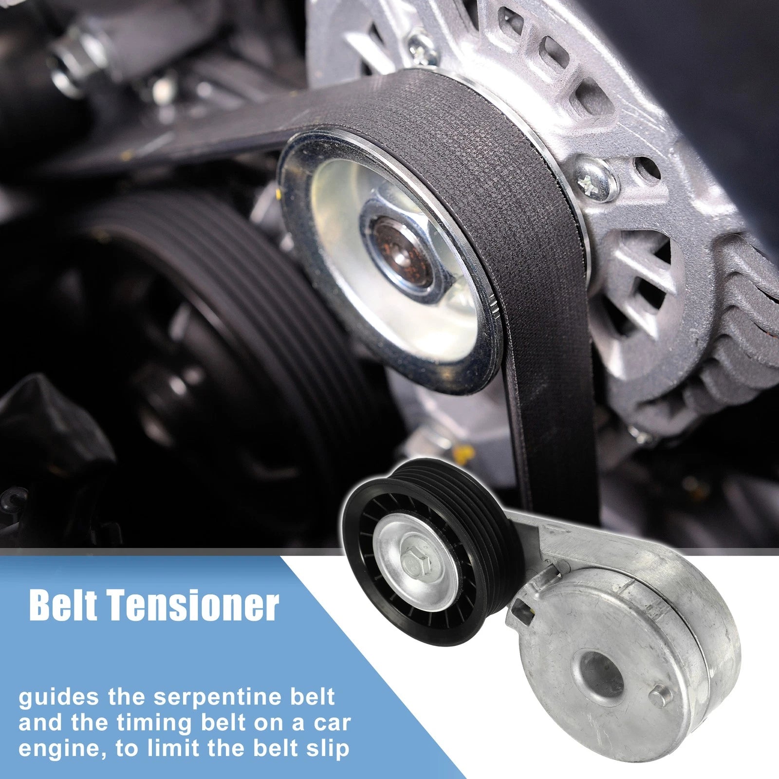 Engine Drive Belt Tensioner with Pulley for Buick Rendezvous (2001–2004) 12563083
