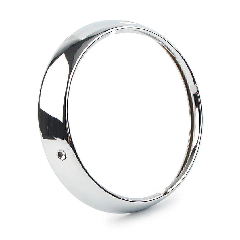7" Headlight Trim Ring Cover for Harley Touring Road King Electra Tri Glide