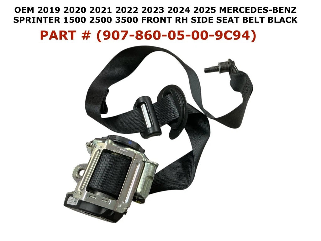 Right Side Seat Belt for Mercedes-Benz Sprinter 1500 2500 3500 (2019–2025)