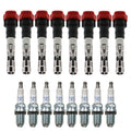 Set of 8 Ignition Coils & NGK Laser Platinum Spark Plugs for Touareg (2004–2010)