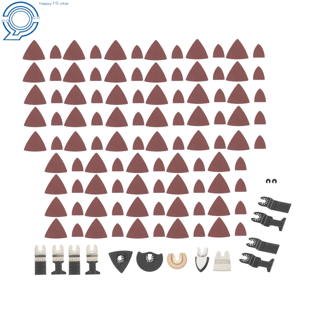 115 PCS Oscillating Saw Blades Set for Multitools