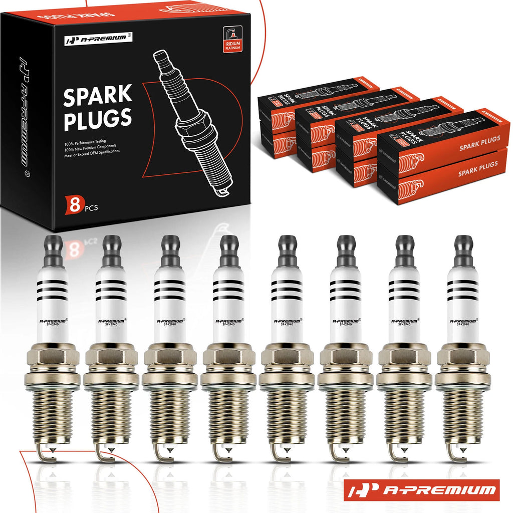 Set of 8 Iridium Platinum Spark Plugs for BMW 550i 650i 750i X5 (2006–2010)