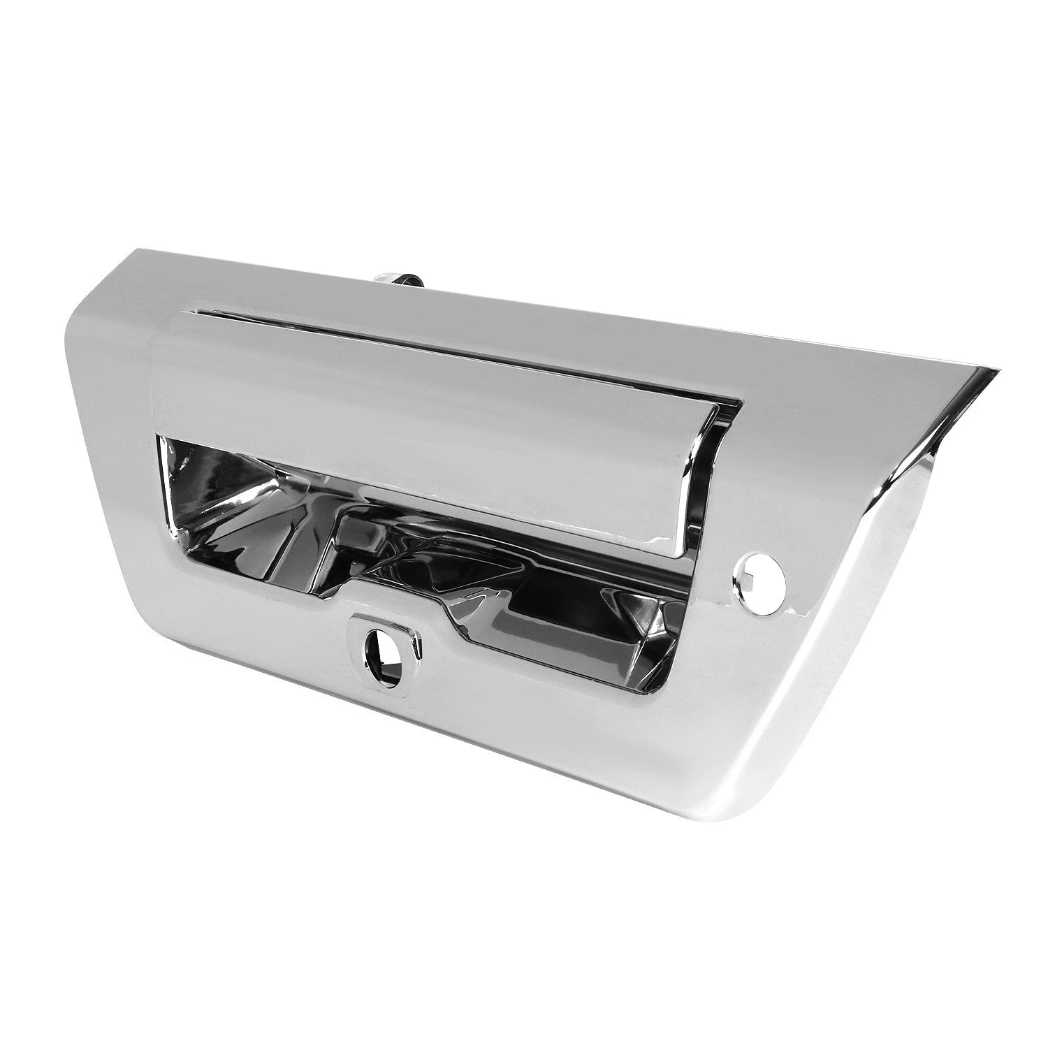 Rear Outer Tail Gate Pull Handle for Ford F-150 (2015–2020) w/KeyHole & LED Chrome