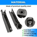 2Pcs Rear Steel Shackle Mount Frame Repair Kit for Jeep Wrangler YJ (1986–1995)