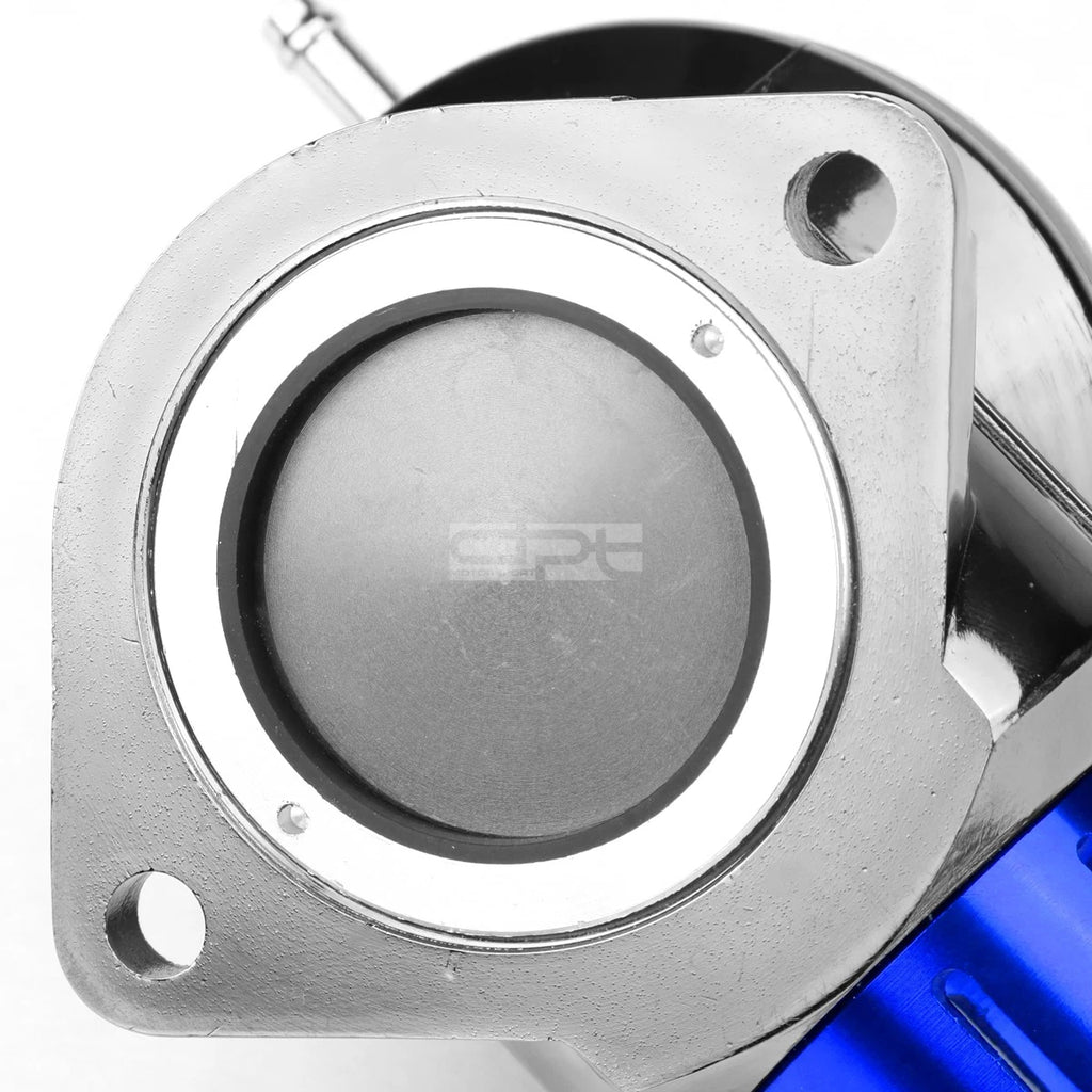 Universal Blue Type-FV 2-Bolt Blow Off Valve + 2.5" Dual Port Flange Adapter