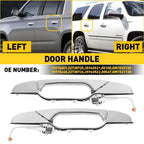 Set of 2 Exterior Door Panel Handles for Chevrolet Avalanche (2007–2013)