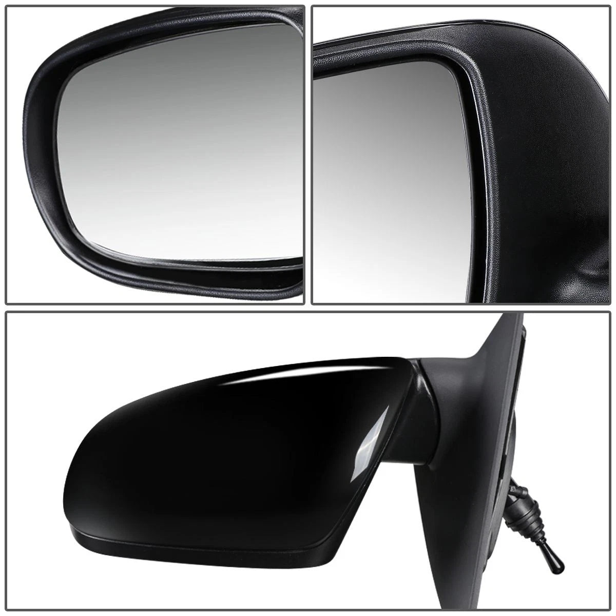 OE Style Manual Side View Door Mirror Left for Kia Forte Koup (2010–2013) KI1320165