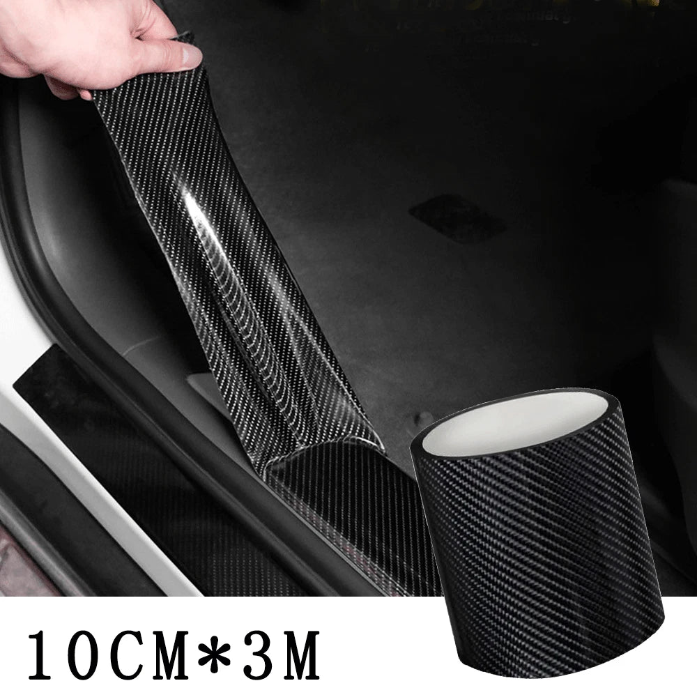 Carbon Fiber Door Sill Protector for Make Model (YYYY–YYYY)