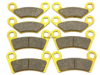 Front & Rear Brake Pads for Polaris Ranger RZR 800 (2008–2014) / S EFI (2009–2013)