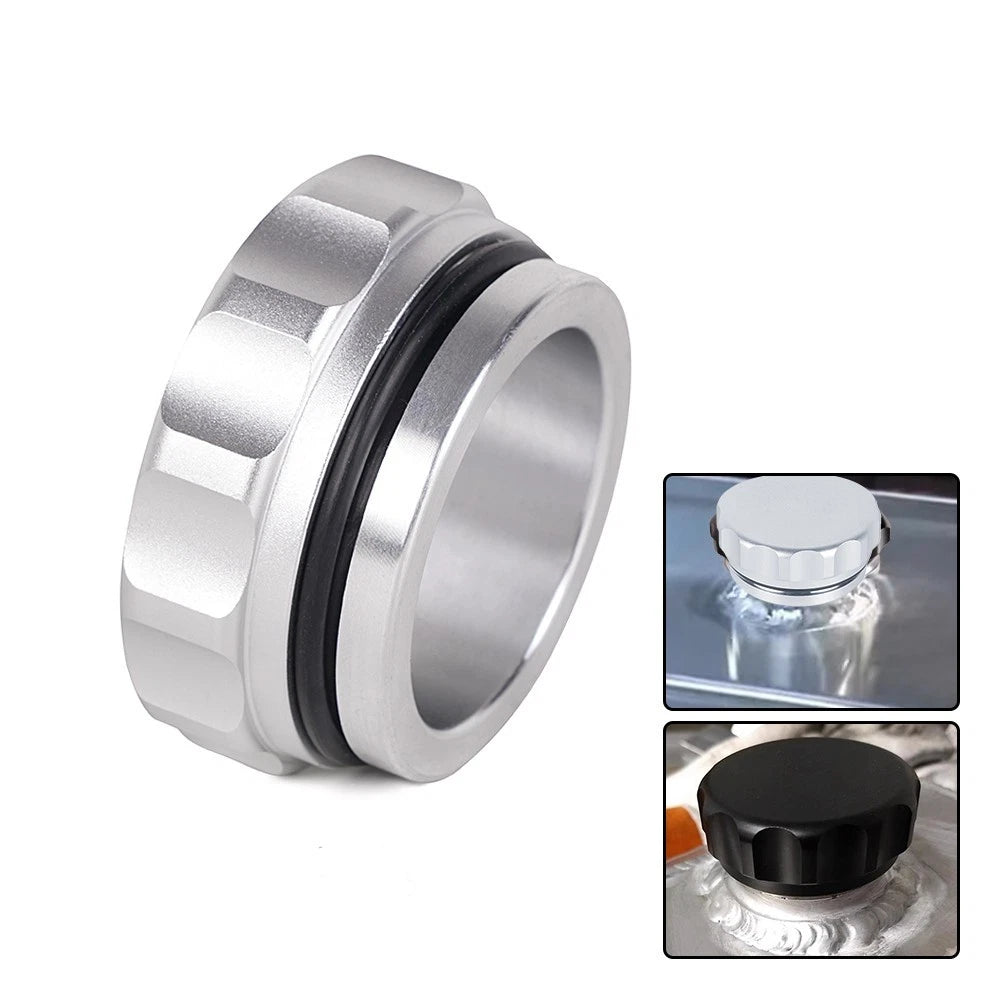 2X 2" Aluminium Weld On Filler Neck and Cap for Oil