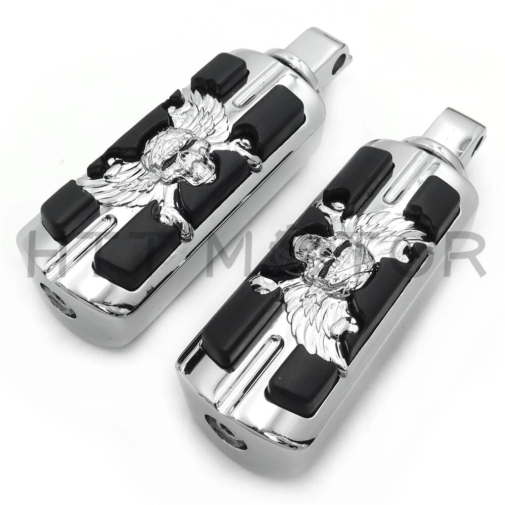 Pirate Skull Footpegs for Harley Softail Slim FLSL & Breakout FXBR (2018–2023)