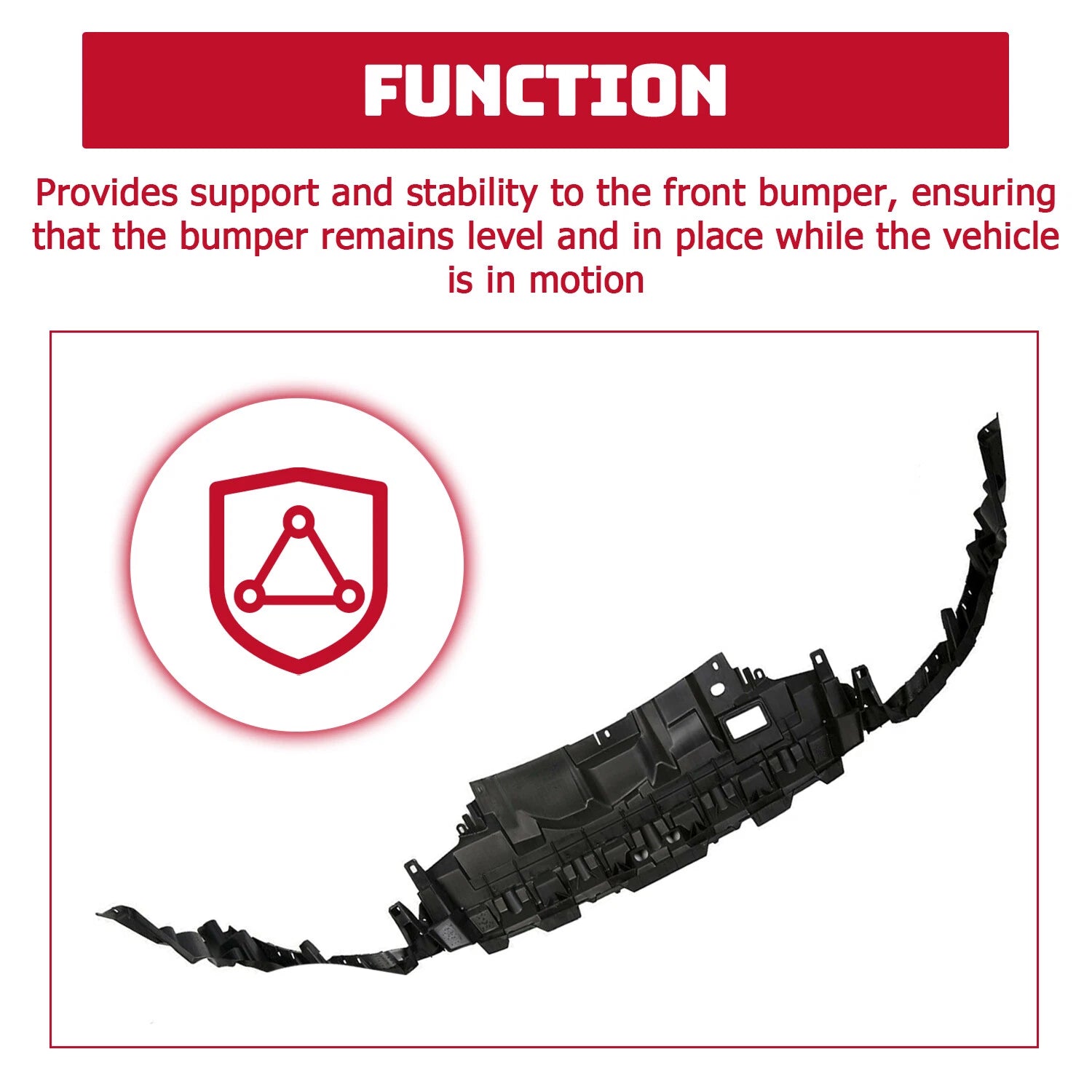 Front Bumper Cover Support Mounting Kit for Ford Focus (2015–2018) F1EZ17C897C