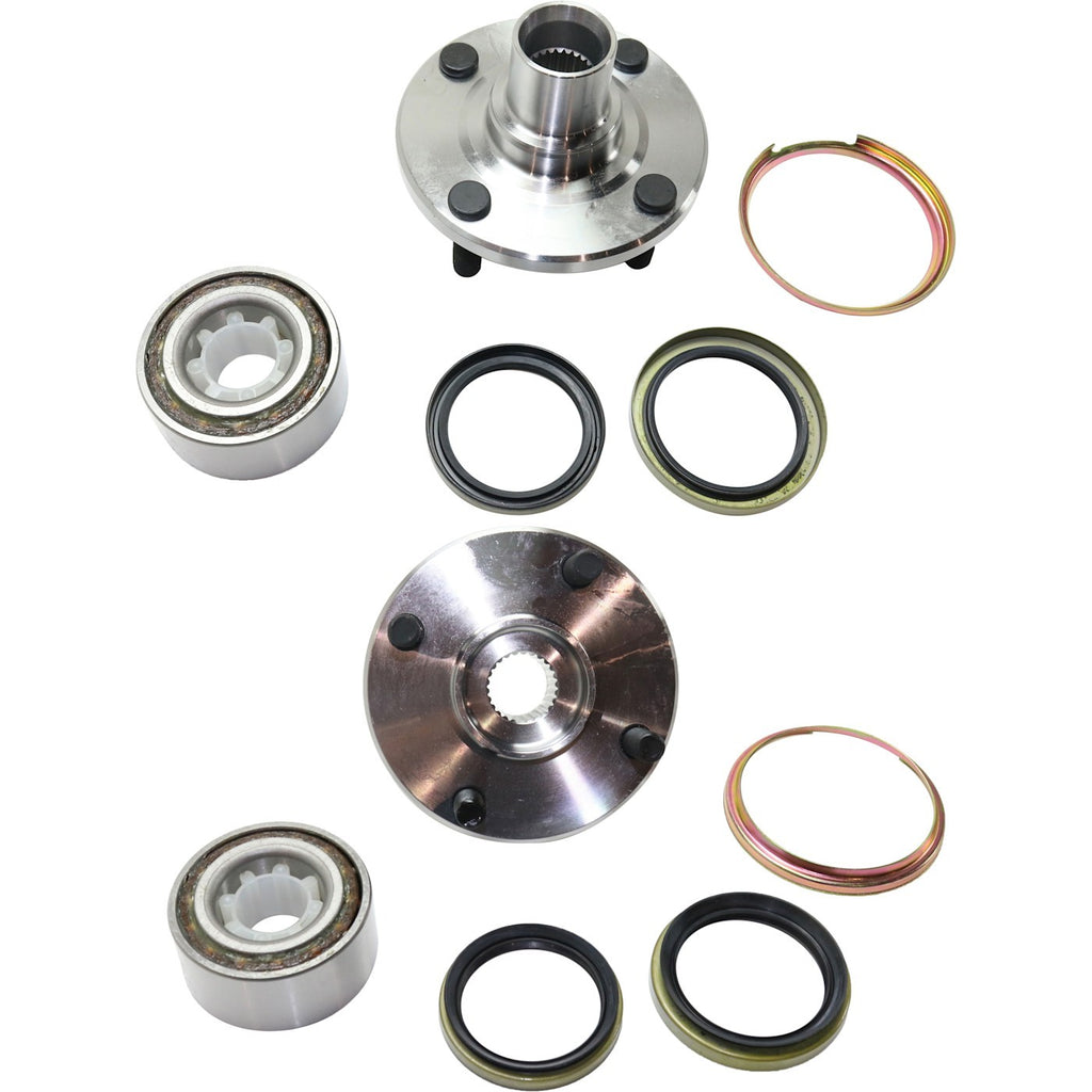 Wheel Hubs for Toyota Corolla (1988–2002) Front Left & Right with Bearing