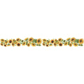 Wall Sticker Sunflower Edge Line for Home Decor (5.5x44.8 Inch)
