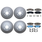 Front and Rear Brake Kit Disc Rotors & TRW Pro Ceramic Pads for Cadillac Chevy GMC